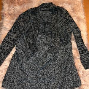 Black and grey sweater